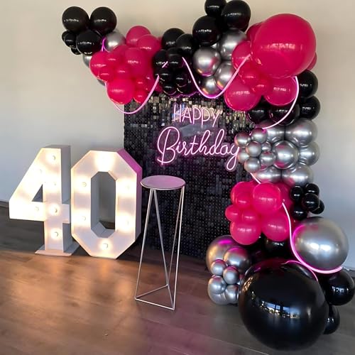 Image of Black Shimmer Square Sequin Wall Panel Backdrop Decoration for Wedding,Anniversary,Birthday,Party,Photo Backdrop,36 Panels Cover 6 x 6 Ft