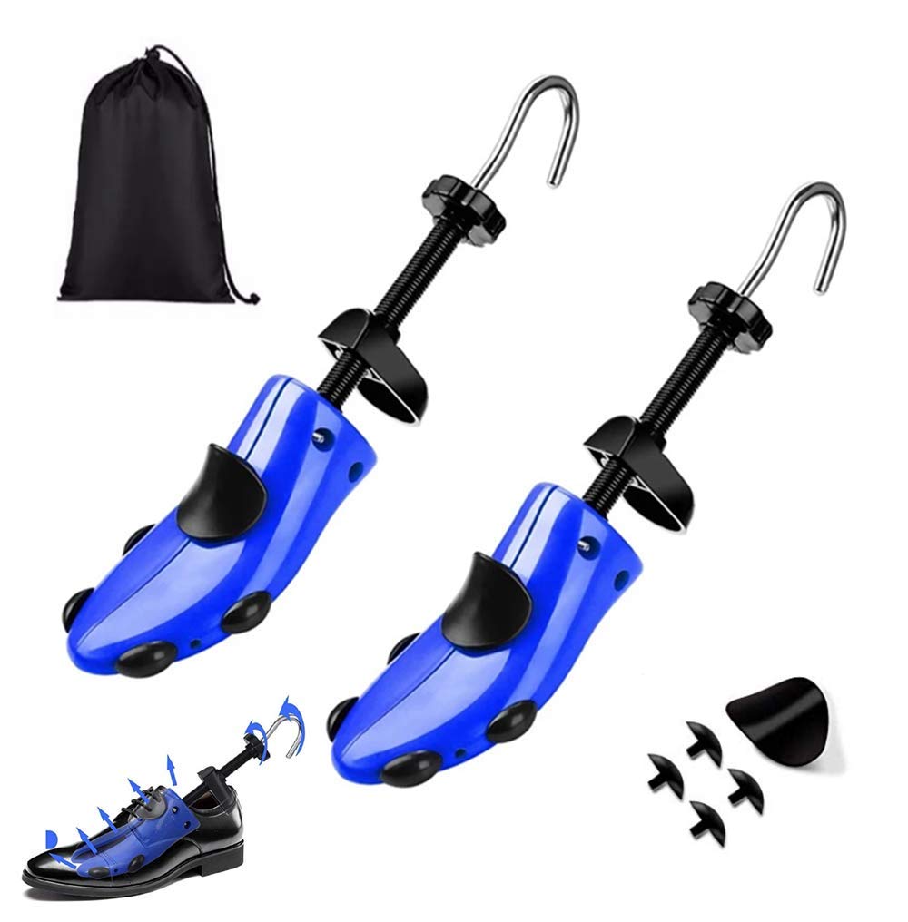 Extensor de zapatos de dos vías, ajustable, longitud y anchura, unisex, gran árbol de zapatos, buen moldeador, tamaño de mujer (5.5-10) y M (6-9)
