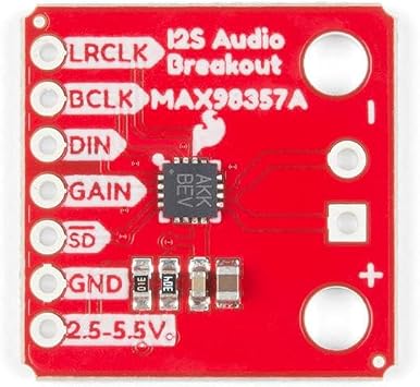 SparkFun (PID 14809 I2S Audio Breakout - MAX98357A