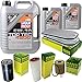 Produktbild QR-PARTS 69345772 Filter Set Inspektionspaket 7 Liter Motoröl Top Tec 4200 5W-30 MANN-FILTER Innenraumfilter Kraftstofffilter Luftfilter Ölfilter