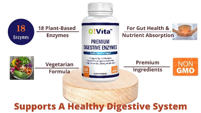 Amazon.com: O!VITA Premium Digestive Enzymes with Plant-Based