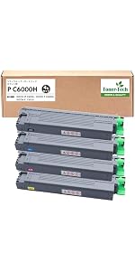 Amazon.co.jp: 【残量表示ICチップ搭載】日本製 リコー用 P C6000H 4色