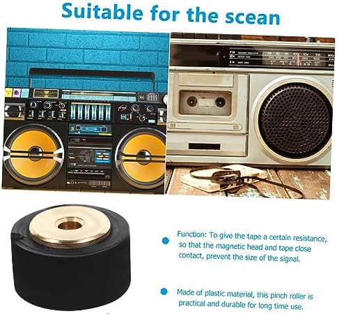 NUOBESTY Video cihazları onarımı için 2 adet rulman rulosu, kayıt cihazları için baskı rulosu, kaset kaydedici, onarım, ses cihazları ve DVD sürücüleri için yedek ve baskı rulosu, sağlam - Görsel 7