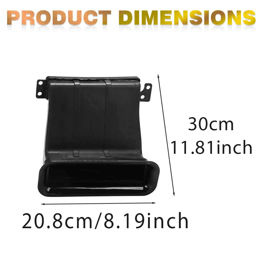 Wlot powietrza, kompatybilny z Ford Focus RS ST MK4 2019-2021, czarny 1 szt