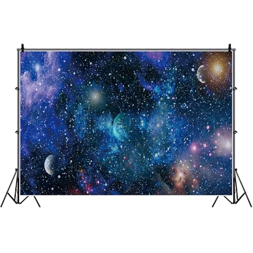 Bovlleetd Telón de Fondo Cielo Estrellado 220x150cm
