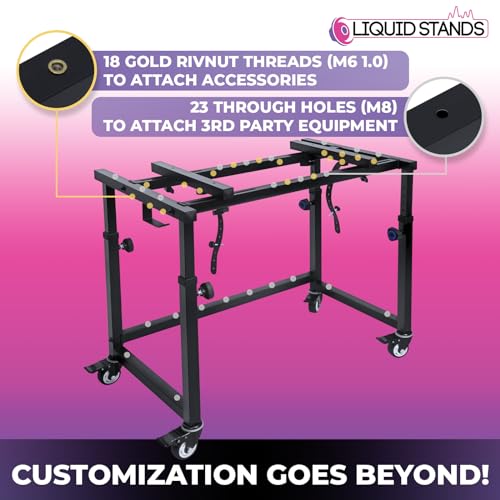 Liquid Stands MS1111 Piano Keyboard Stand Music Studio Desk thumb #6