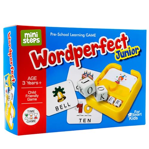 Image of Mini Steps Spelling Flash Cards Game for Kids - 2-in-1 Educational Matching Letter Game for Boys & Girls (Ages 3-8)