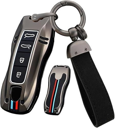 ontto Funda para llavero con llavero para Porsche 2020 en adelante, funda de protección de 360 grados para 911 carrera