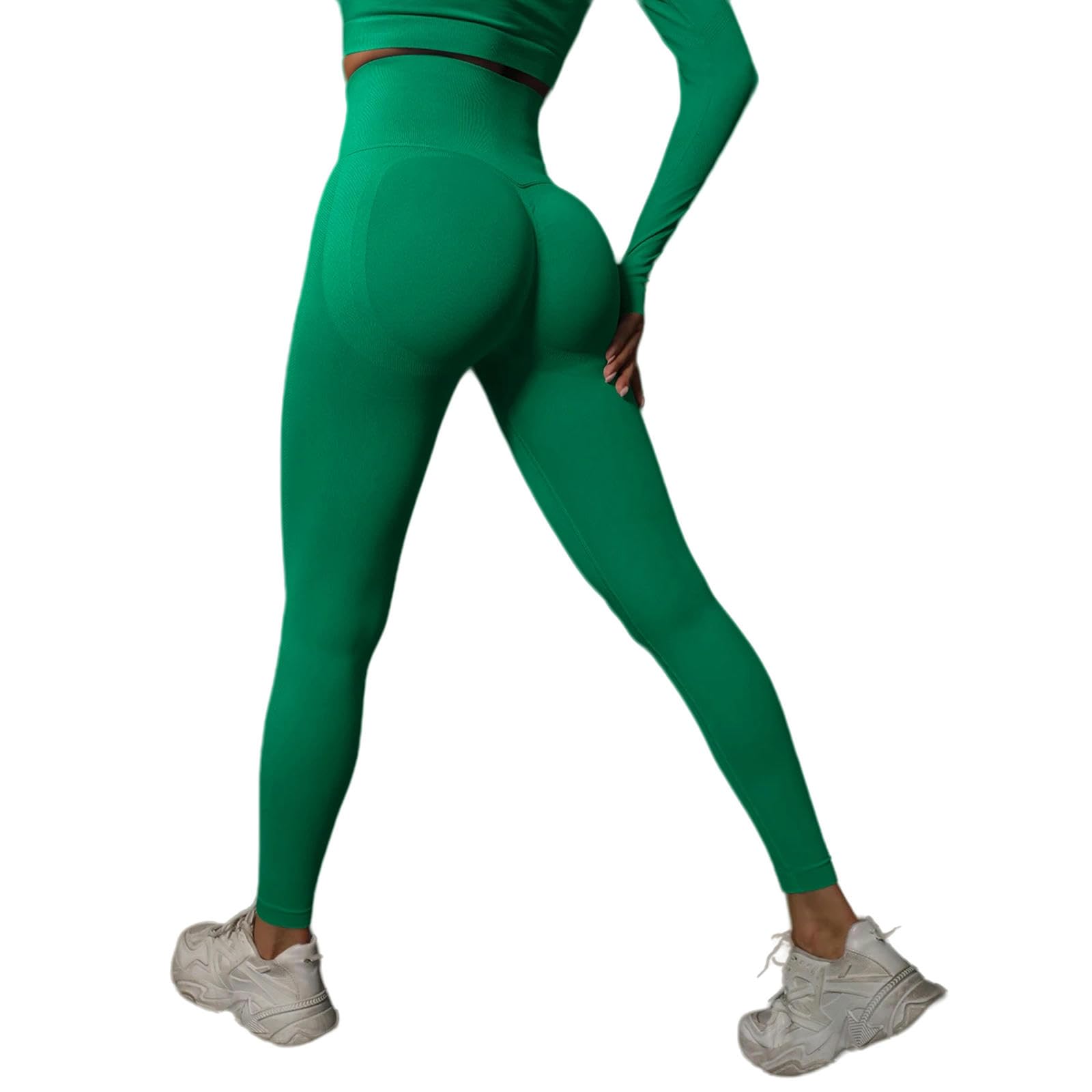 Legginsy dla kobiet UK damskie legginsy do jogi biodra podnoszące legginsy na siłownię bezszwowe spodnie sportowe legginsy do fitnessu z wysokim stanem