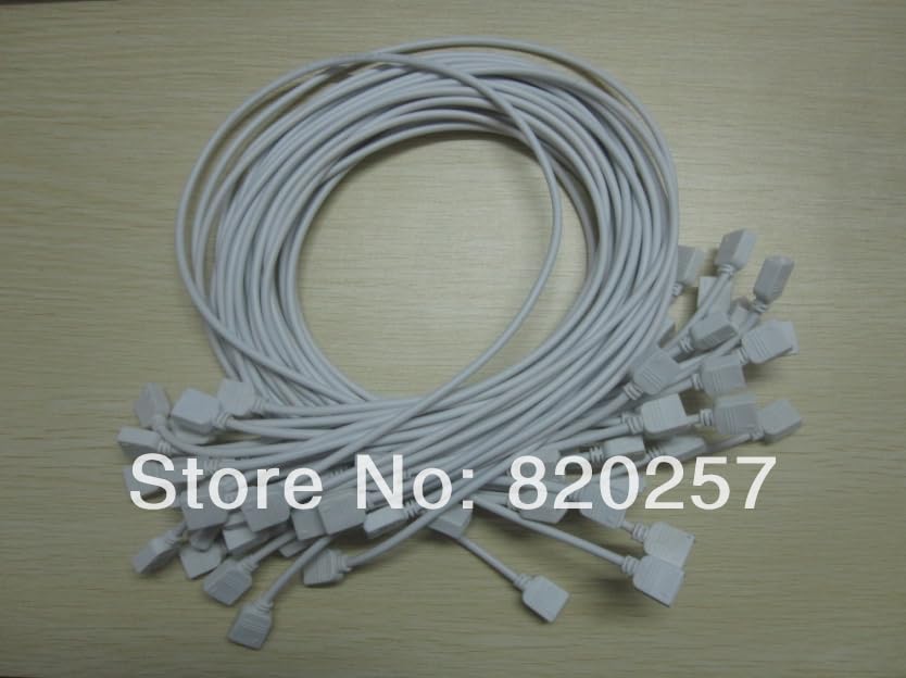 Wiring Connecting Terminals - 30pcs Lot 3 pin Female led connectors at Both Ends with 600mm White Cable for CCT led Strip Light