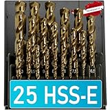 WELIQU Präzisionsbohrer-Set aus HSS-E M35 Cobalt