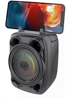 Caixa de som portátil bluetooth 5.0 graves potentes som claro