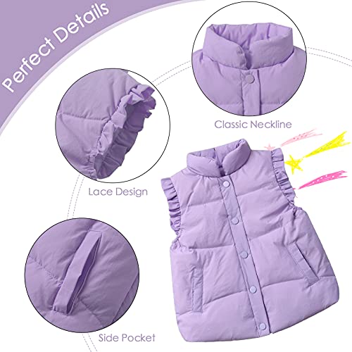 Happy Cherry Toddler Baby Girls&Boys Zipper Jacket Sleeveless Warm Vest Lightweight Coat2