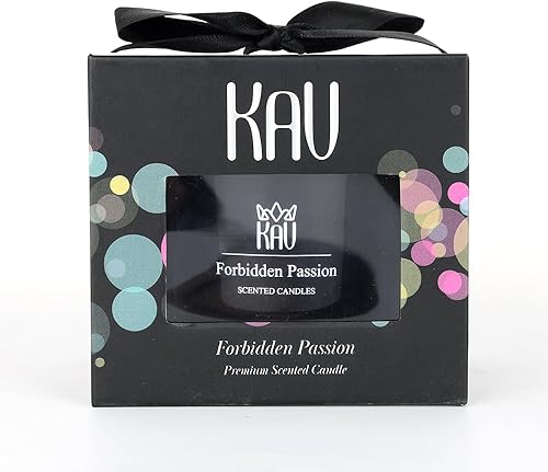 Miniatura 2 de KAV - Velas perfumadas pequeñas de 3.00 oz  KAV Forbidden Passion Decoración del hogar, aromaterapia natural, vela premium para el hogar, mujeres y