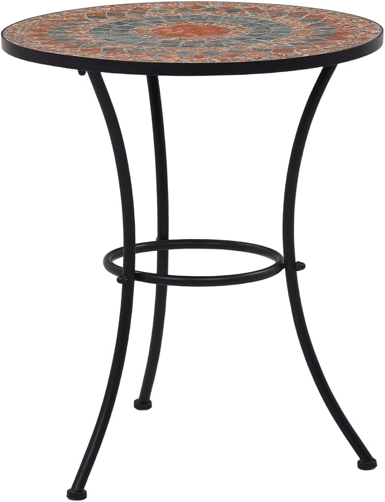 vidaXL Mosaic Bistro Table Review: Durable 23.6" Ceramic Garden Table for Balconies & Small Patios