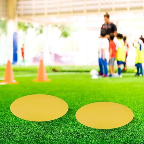 Jubilofex Soccer Trainingsscheibe - Agility Cone Set, Sports Marker Discs | Durable Training Kones Speed and Koordination Drills, flache Feldmarker für Praxis Spiele, Disc Set mit Outdoor-Einsatz