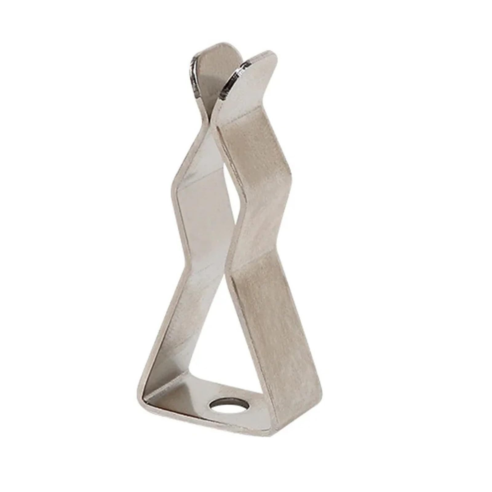 Light Tube Clip Lamp Clips Spring Stainless Steel 10pcs Clamp 6 Fastening Diameter(Manganese Steel)