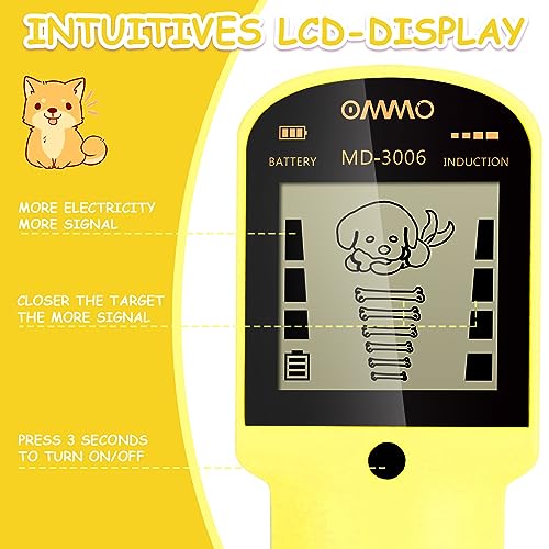 Image of OMMO Metal Detector, Adjustable 27.5 inch-37.8 inch Metal Detector for Kids with Intuitive LCD Display, Lightweight Kids Metal Detectors with 6 inch Search Coil for Exploration Outdoor