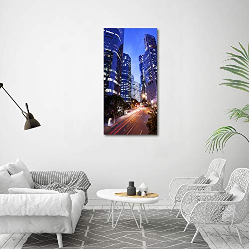 Tableaux pour la mur en plexiglas incassable design bleu Tulup - 4