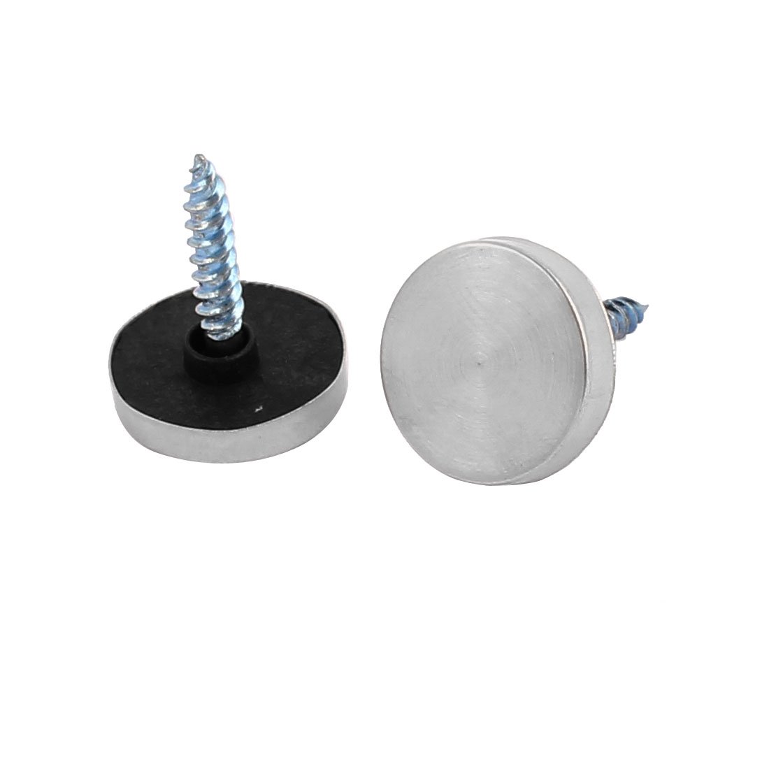 Aexit Bathroom Round quality Parts Stainless Steel Mirror Screw Cap Nail 18mm Dia 100pcs Model:52as640qo657