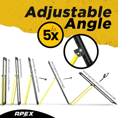 Adjustable Volleyball Rebounder Net 7x4 ft – Bounce Back Training Equipment with Angle Customization for Practicing Volleying, Bumping, Spiking – Durable & Portable with Travel Bag2