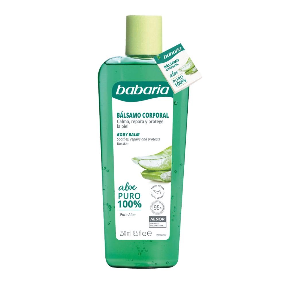 Amazon.com : Babaria Reparative Balsam 100% Natural Aloe Vera - 250ml :  Beauty & Personal Care