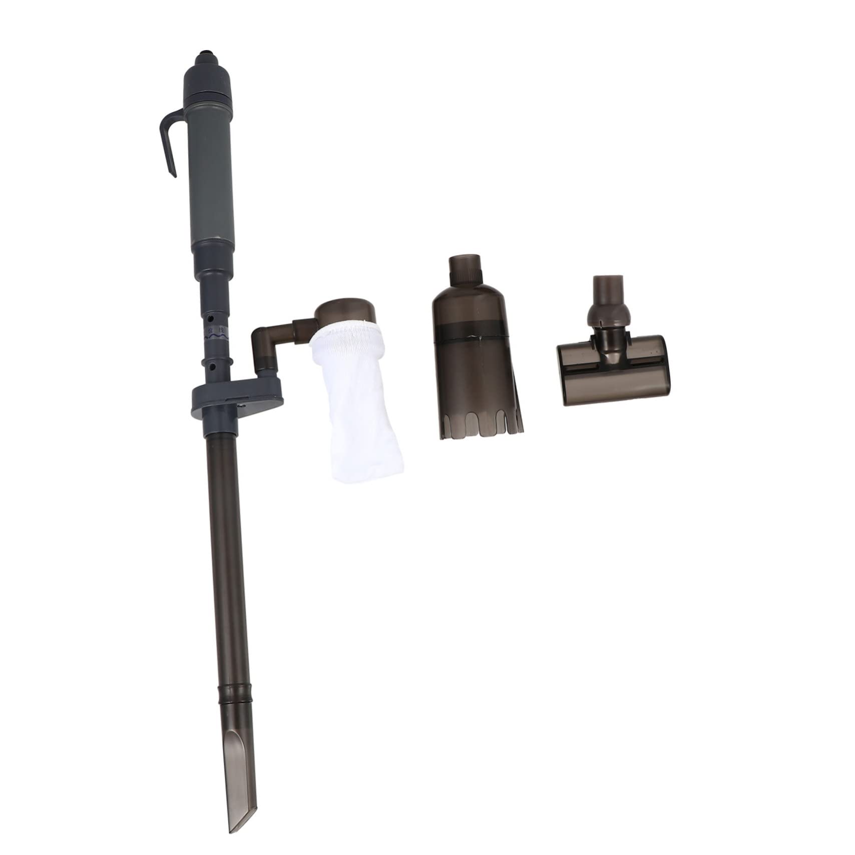DOITOOL Aspirateur pour Aquarium Changeur Deau Outil de Lavage de Sable Tube Télescopique sans Batterie