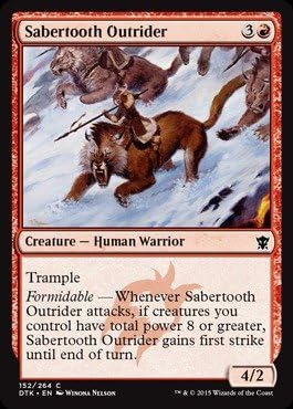 Magic The Gathering - Sabertooth Outrider (152/264) - Dragons of Tarkir