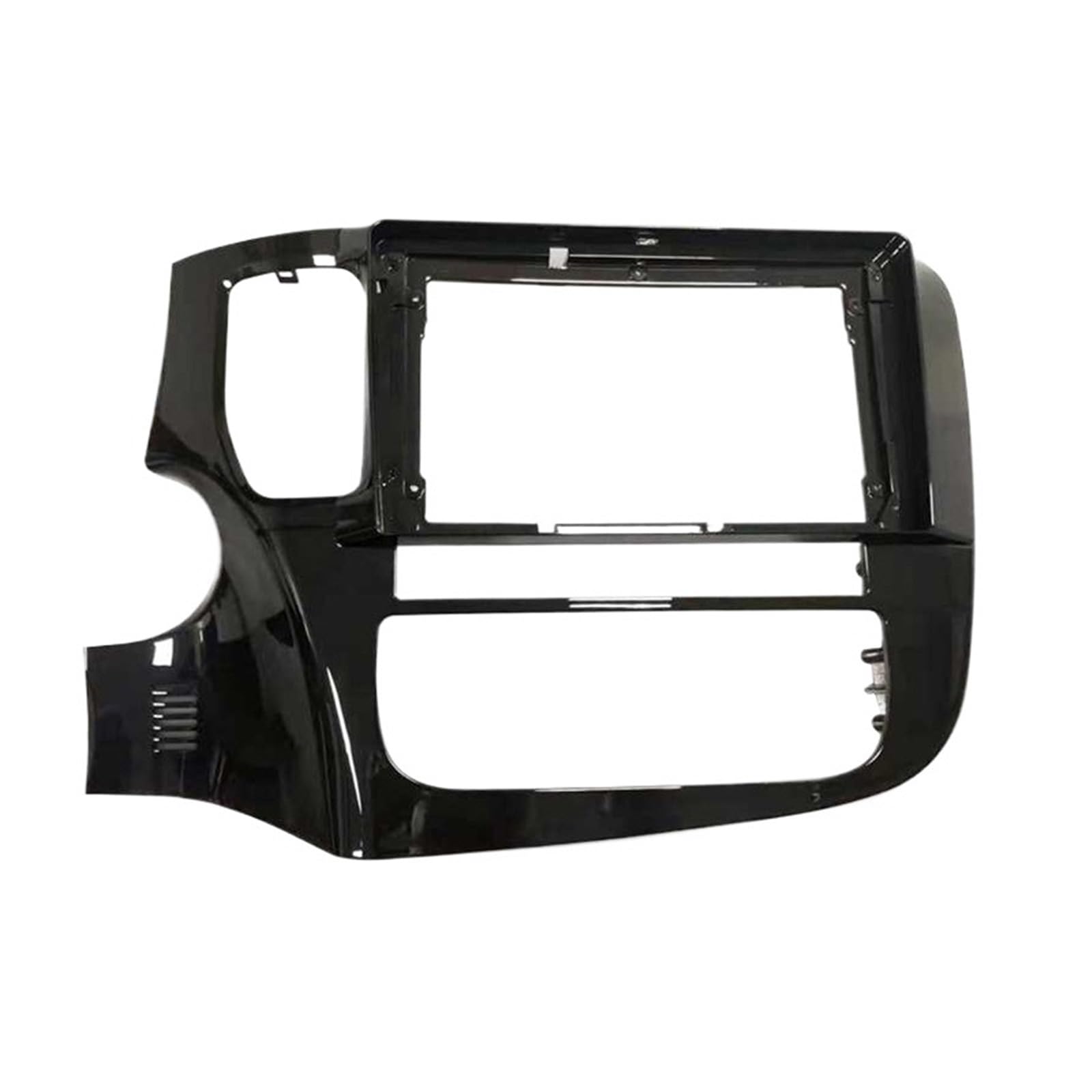 Juego de instalación de Radio Fascia de Marco Coche 9 Pulgadas Compatible con Mitsubishi Outlander 3 2012-2018, Adaptador, Caja Canbus, Cable decodificador, Radio, Tablero(Only Frame)