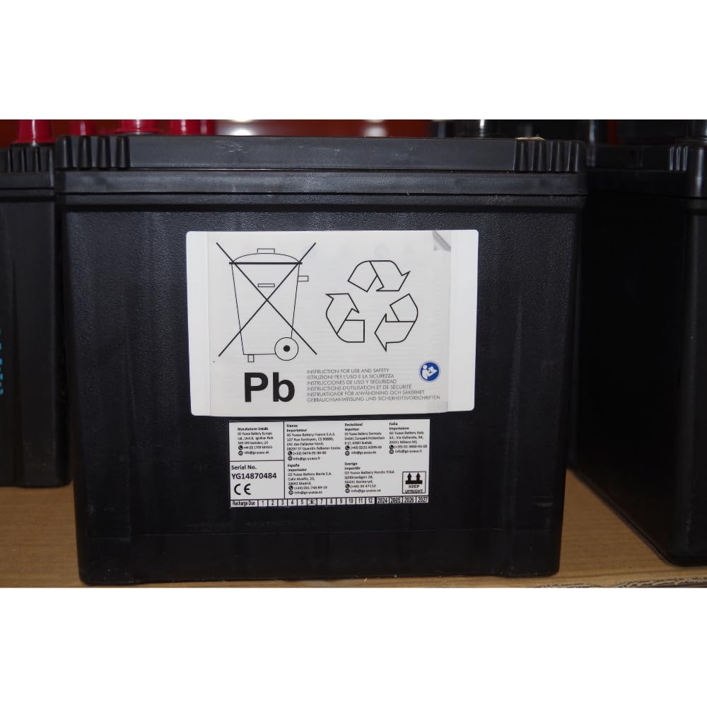 YUASA Batteria 65, Ah 620, A/EN YBX7005 L 232mm B 173mm H 225mm Compatibilità con TOYOTA Yaris Hatchback P13, NISSAN MICRA IV K13
