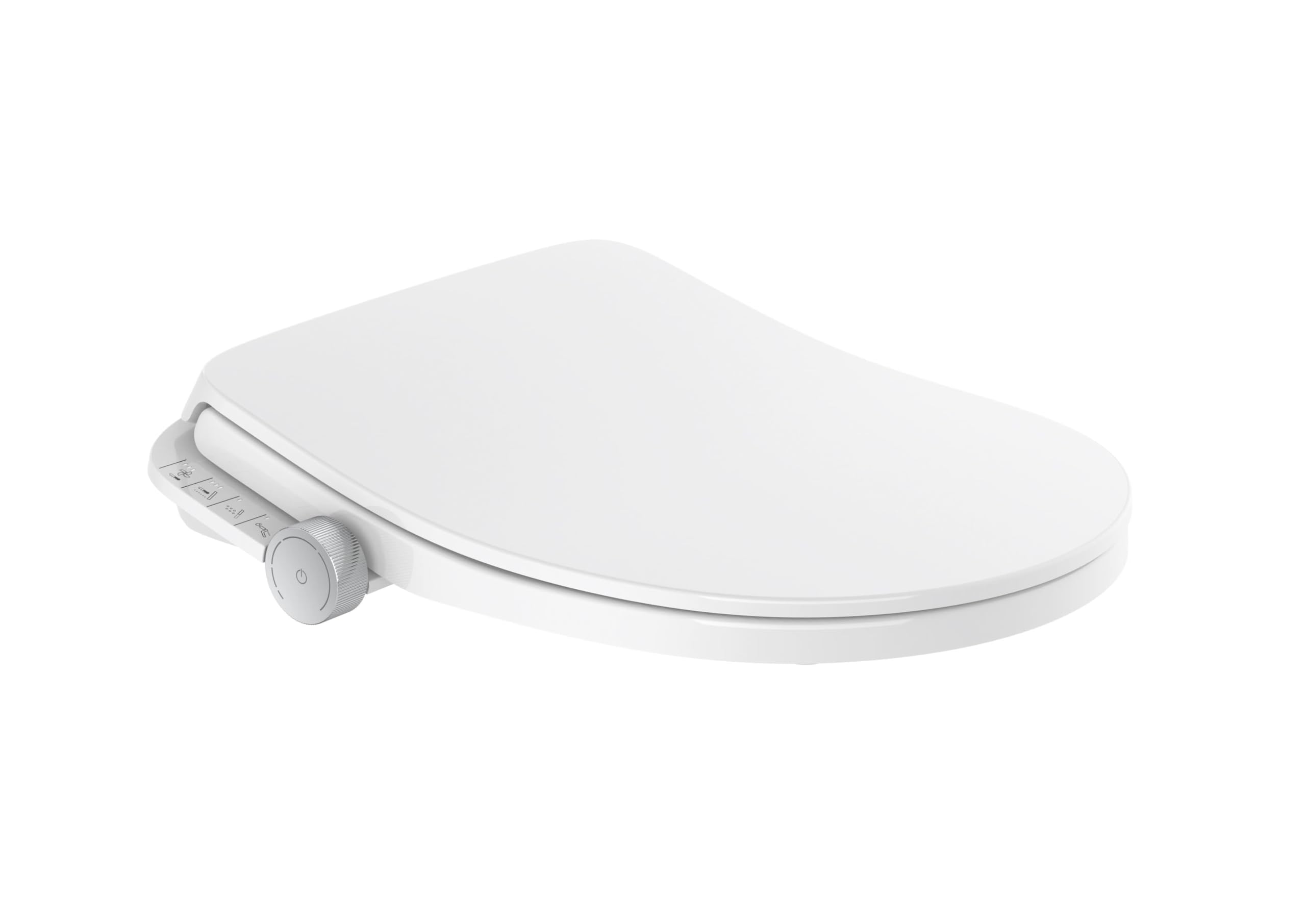 Roca A804057001 Multiclean® M4 Round Compact con funzioni di lavaggio e asciugatura, colore: Bianco