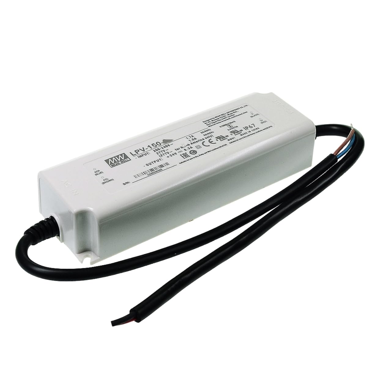 MEAN WELL LPV 150W 6.3A LED Driver LPV-150-24