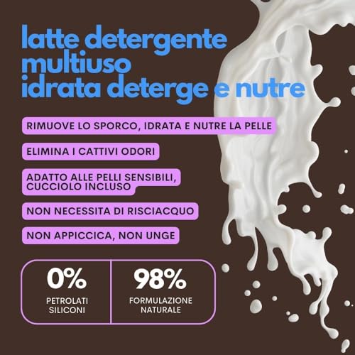 JAMPY Reinigungslotion für Hunde – Entfernt Gerüche & reinigt Augen, Ohren, Falten & Hautfalten – 98 % natürlich & hypoallergen – Mit Präbiotika & Granatapfelextrakt.