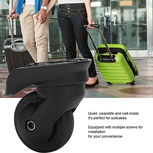 Suitcase Replacement Wheel, 2 Pcs Single Row Wheel Universal Casters Outdoor Casters for Suitcase Repair3