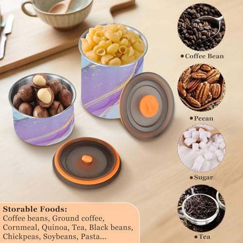 Envase de acero inoxidable para café de 500 ml con tapa hermética miniatura 5