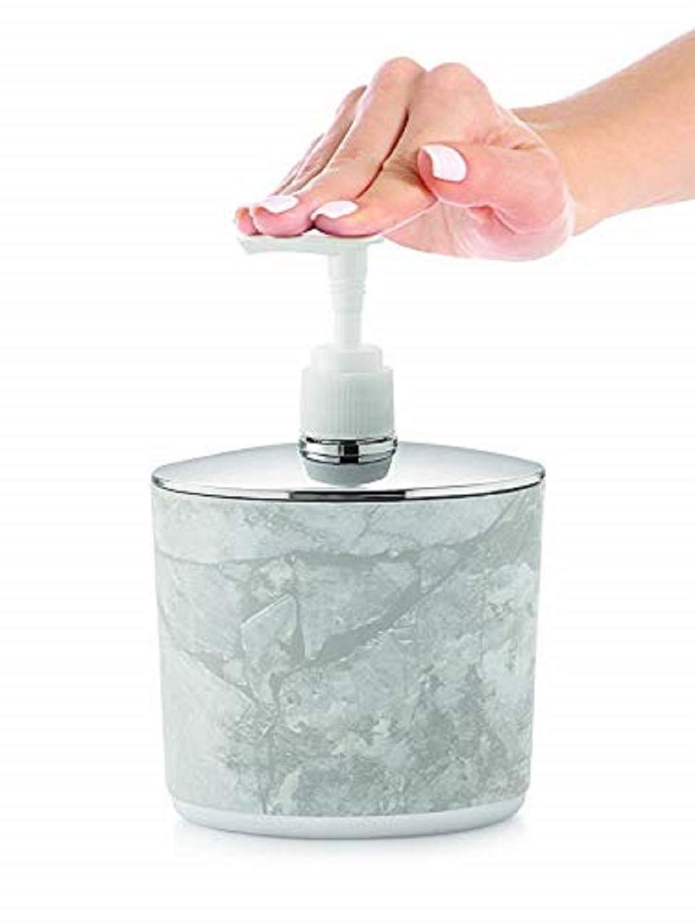 Easetensil Soap Liquid Soap Pump Dispenser Perfect to use at Washroom, Kitchens, Office, School, Hospital, Hotel and Restaurant. (250 ml, Color Grey)