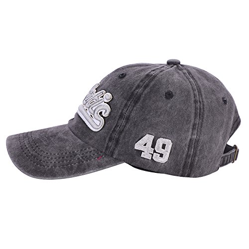 Qchomee, berretto da baseball vintage ricamato in