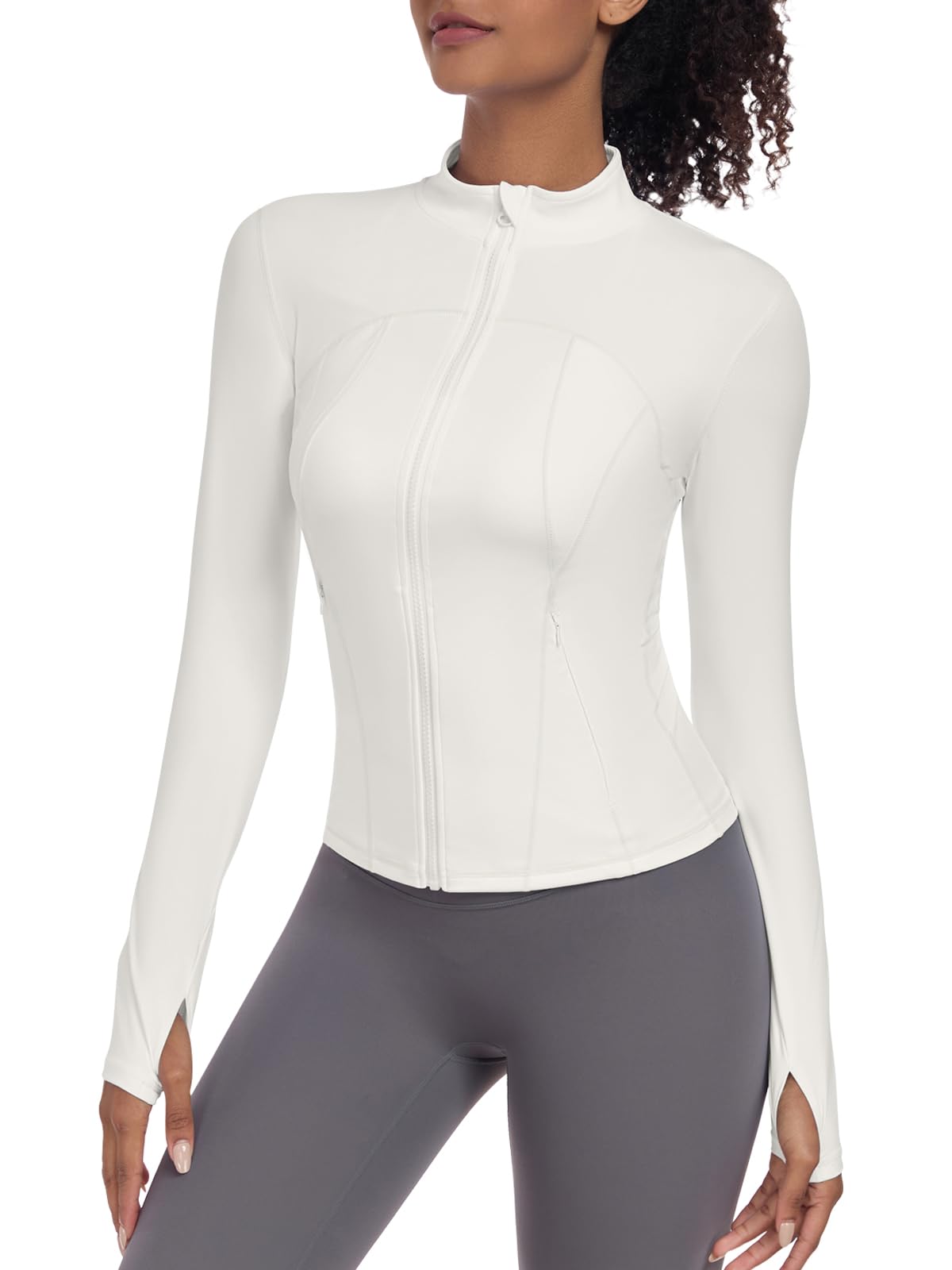 VUTRU Damen Laufjacke Sportjacke Langarm Running-Jacken für