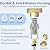 Purevua PSF1 Spin-Down Sediment Filter, Whole House Pre-Filter for Well Water & City Water, 40/100/200 Micron Reusable Stainless Steel Mesh, 1" MNPT + 3/4" FNPT & 3/4" MNPT Adapter