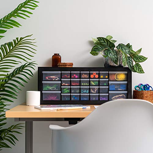 image for Iris Ohyama IRIS USA Plastic Drawer Storage Organizer, 26-Drawer Teach