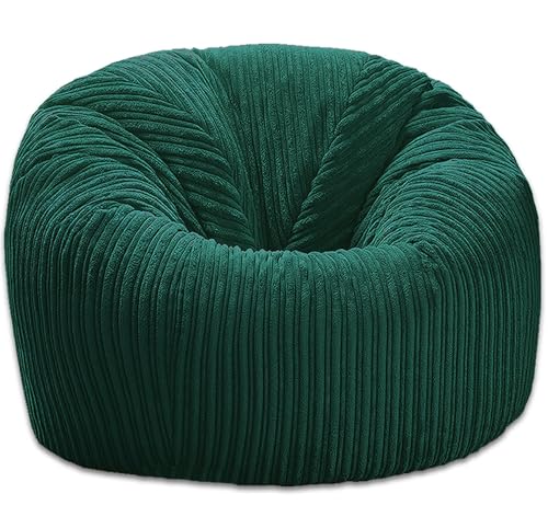Beautiful Beanbags XXL Cord Mega Bean Bag Chair - Emerald