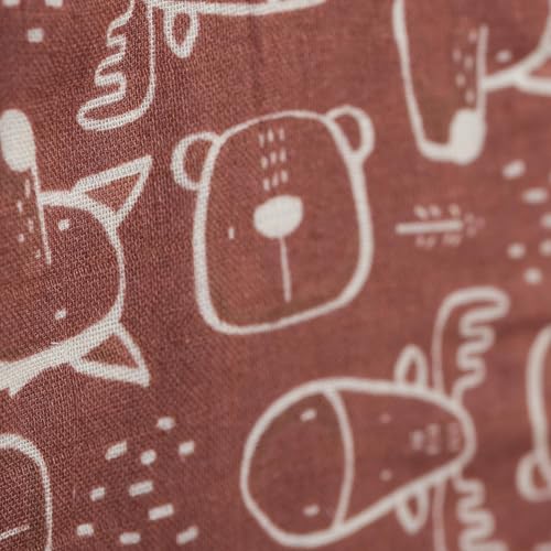 Image of The Boo Boo Club Muslin Jhabla and Short Set GOTS Certified Organic Cotton | Short Sleeve Snap Button Vest | Summer Wear Set | Printed Jhabla with shorts