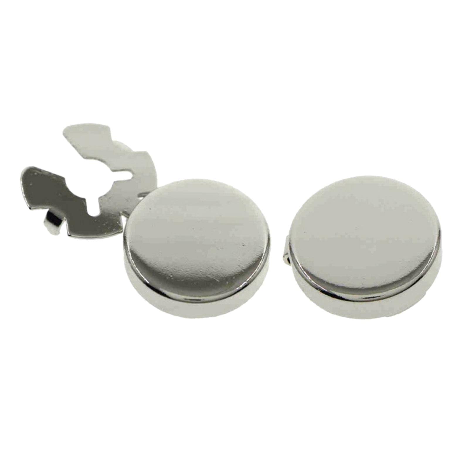 2Pcs ufflinks for Men Dress Shirts Party Round Cuff Button Covers Silver Jewelry & Watches | Mens Jewelry | Cufflinks-image-47