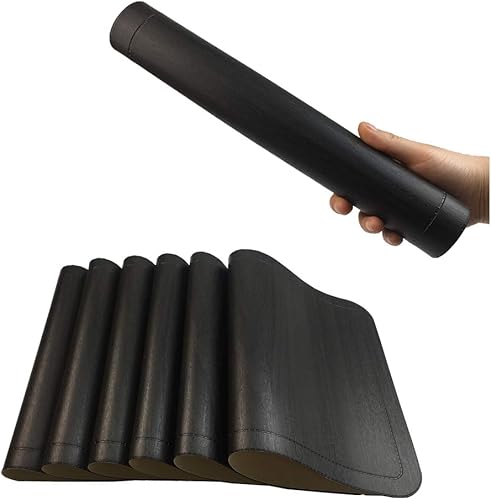 Miniatura 4 de Red-A Juego de 6 manteles individuales para mesa de comedor, resistentes al calor, lavables, para decoración de mesa de cocina, manteles