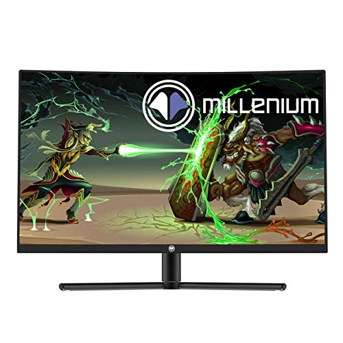 Millenium-MD24PRO-Monitor-Gaming-para-e-Sport-de-236-FHD-144hz-Curvo-con-4ms-1920-x-1080p-VA-169-2-x-HDMI-Display-Port-Sin-Marco-Color-Negro