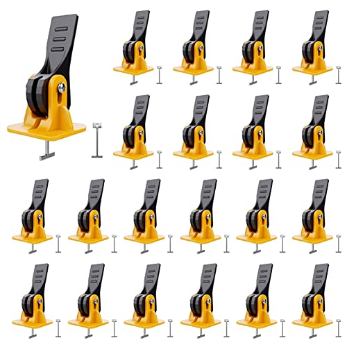 Kliplinc Tile Levelling System Set, Floor Levelling Compounds, Adjustable, Suitable for 8¨C12 mm Tiles, Tile Installation Levelling Tool Set, Replacement Accessories