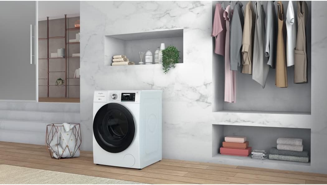 Whirlpool Lavatrice W8 W946WR IT da 9 Kg, 1400 giri Vapore [Classe di efficienza energetica A]