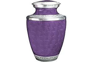 Extra Large Purple Companion Urns for Two Adults