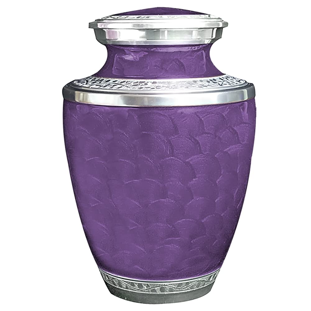 Amazon.com: Extra Large Purple Companion Human Funeral Cremation Urn ...