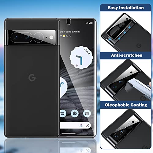 Lk 2 Pack For Google Pixel 7 Pro Screen Protector 6.7-Inch + 2 Pack Lens Protector With Positioning Tool, Self-Healing Tpu Film, Touch Sensitive, Hd Ultra-Thin #TOP5
